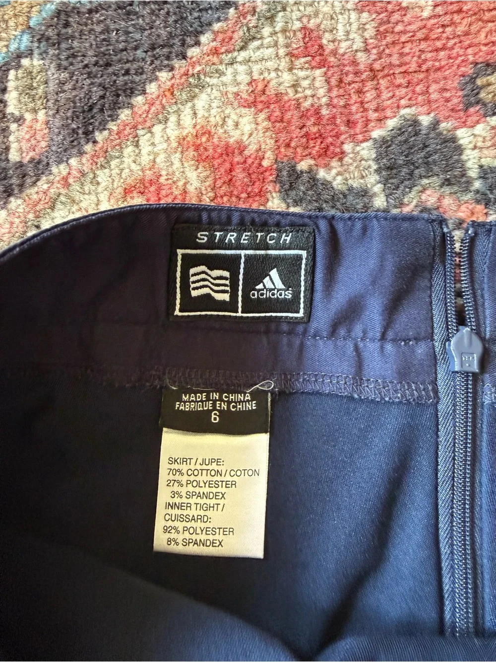 adidas Navy Mini Skirt